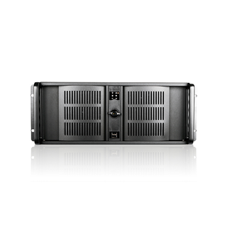 iStarUSA D-407L-55R8P 4U High Performance Rackmount Chassis with 550W Redundant Power Supply