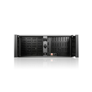 iStarUSA D-407L-55R8P 4U High Performance Rackmount Chassis with 550W Redundant Power Supply