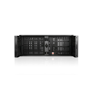 iStarUSA D-407P-100R3N 4U Compact Stylish Rackmount Chassis with 1000W Redundant Power Supply