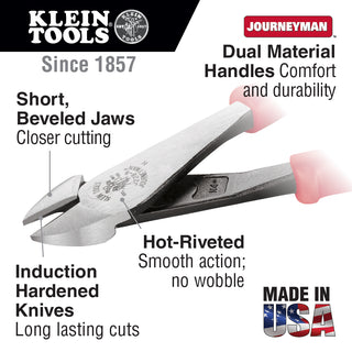 Klein Tools J228-8 Journeyman™ Diagonal-Cutting Pliers