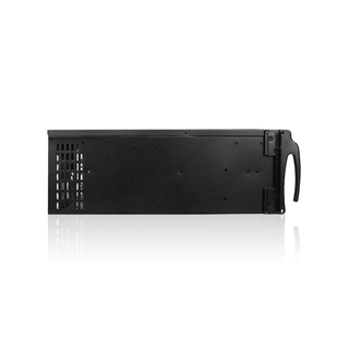 iStarUSA D2-407-BL-50R8P8 4U Compact Stylish Rackmount Chassis with 500W Redundant Power Supply