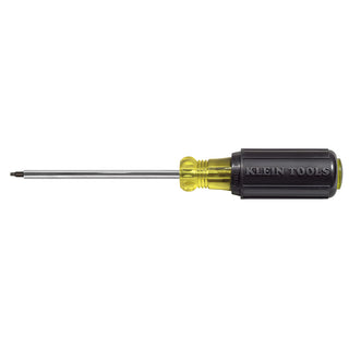 Klein Tools 660 #0 Square-Recess Tip Screwdriver on 4" Round-Shank