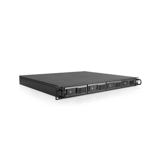 iStarUSA DAGE104UTL-SAU3 1U 4-bay 3.5" SATA 6.0Gb/s eSATA USB3.0 Trayless JBOD Rackmount Chassis