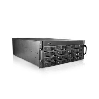 iStarUSA DAGE416UTL-4MS 4U 16-bay 3.5" SAS/SATA 6.0Gb/s miniSAS SFF8088 JBOD Trayless Rackmount Chassis 750W PSU