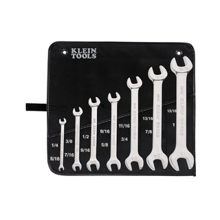 Klein Tools 68452 Open End Wrench Set, 7 Piece