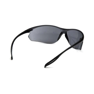 Pyramex S9720ST Gray H2X Anti-Fog Lens with Black Temples