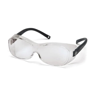 Pyramex S3510STJ Clear H2X Anti-Fog Lens with Black Temples