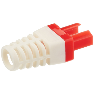 Platinum Tools 105006 Strain Relief for Cat6, Red, 500-Pack