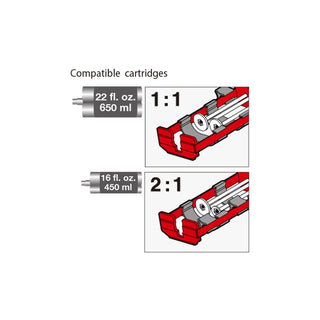 Tajima Tools CNV-DSP26 Convoy Super 26 DUO, Dual Cartridge Caulk Gun