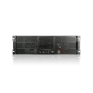 iStarUSA E-306L-80R3K 3U E-ATX 6 x 5.25" Bays Rackmount Chassis with 800W Redundant Power Supply