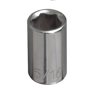 Klein Tools 65604 5/16-Inch Standard 6-Point Socket, 1/4-Inch Drive