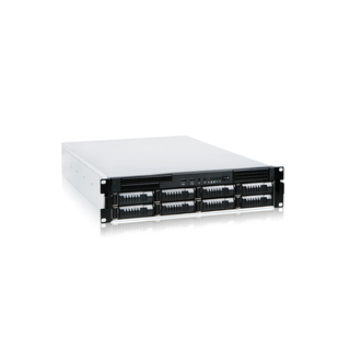 iStarUSA E2M8-75S2UP8G 2U 8-Bay Storage Server Rackmount Chassis with 750W Redundant Power Supply