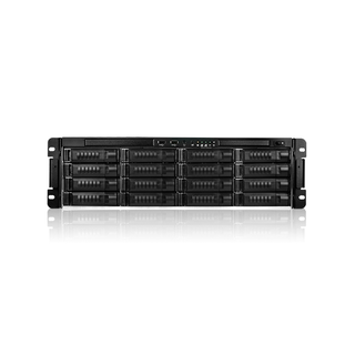 iStarUSA E3M16-80R3K 3U 16-Bay Storage Server Rackmount Chassis wtih 800W Redundant Power Supply