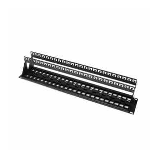 Platinum Tools 643-48U Unloaded Patch Panel, 48 Port, Unshielded