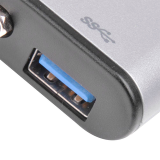 SilverStone EP06C USB 3.1 Type-C to USB Type-A , Type-C x 1 and VGA Connector Adapter