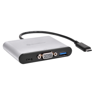 SilverStone EP06C USB 3.1 Type-C to USB Type-A , Type-C x 1 and VGA Connector Adapter