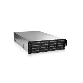 iStarUSA EX3M16-750PD8G 3U 16-Bay Storage Server Rackmount Chassis with 750W Redundant Power Supply