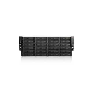 iStarUSA EX4M24-80S2UP8 4U 24-Bay Storage Server Rackmount Chassis with 800W Redundant Power Supply