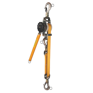 Klein Tools KN1500PEXH Web-Strap Ratchet Hoist with Hot Rings