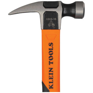 Klein Tools H80816 Straight-Claw Hammer, 16-Ounce, 13-Inch