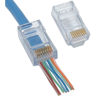 Platinum Tools 105004 EZ-RJ45 Cat6 Connector, 500-Pack