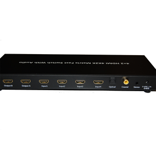 Bytecc HMMSS402K 4x2 HDMI® 4K2K Matrix Fast Switch with Audio