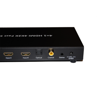 Bytecc HMSW401CK 4x1 HDMI® 4K2K Fast Switch with Audio