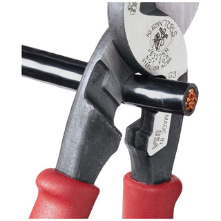 Klein Tools J63225N Journeyman High-Leverage Wire Cable Cutter and Stripper for Cutting Aluminum, Soft Copper and Communications Cable