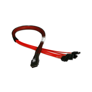 iStarUSA K-SF87XSA-50 miniSAS SFF-8087 to 4x SATA Forward Breakout 50 cm Cable