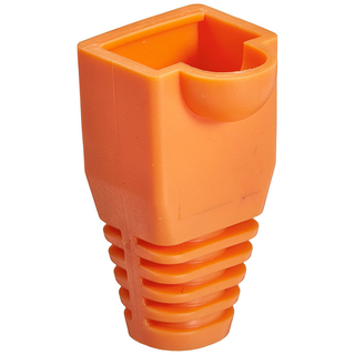 Platinum Tools 105089 RJ45 Boot 6.5mm Max OD, Orange, 100-Pack