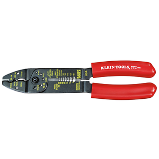 Klein Tools 1001 Multi-Purpose Electrician's Tool 8-22 AWG Red 8 1/2 Inches