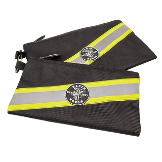 Klein Tools 55599 Tradesman Pro High-Visibility Zipper Bags (2 Pack)