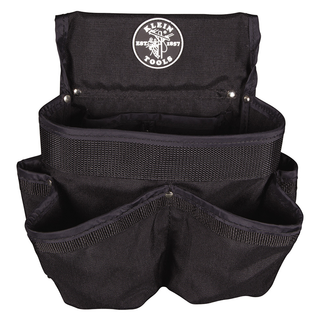 Klein Tools 5718 PowerLine 8-Pocket Black Nylon Electrician's Tool Pouch