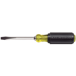 Klein Tools 600-4 1/4" x 8" Keystone Tip Screwdriver On Heavy Duty Square Shank