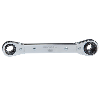 Klein Tools KT223X4 Lineman's Ratcheting 4-in-1 Box Wrench