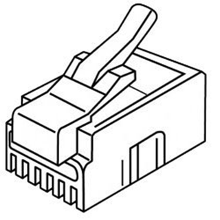 Platinum Tools 106123J RJ-11 Round-Solid with 3 Prong, 100-Pack