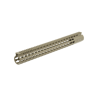 UTG MTU037SSKD PRO AR15 17" Keymod Free Float Handguard-FDE Cerakote