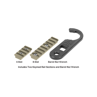 UTG MTU037SSKD PRO AR15 17" Keymod Free Float Handguard-FDE Cerakote