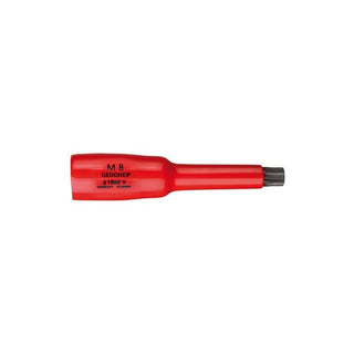 Gedore 2946572 VDE Screwdriver Bit Socket 3/8 Inch XZN M10