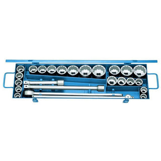 Gedore 6281310 Socket set 3/4 Inch Drive mm + AF