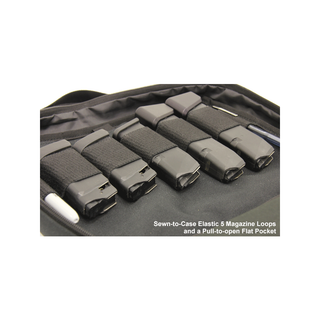 UTG PVC-PC05B Competition Shooter's Double Pistol Case, Black