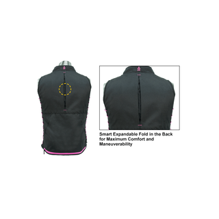 UTG PVC-VF21BP True Huntress Female Sporting Vest, Black/Pink