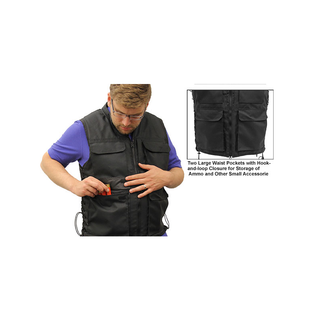 UTG PVC-VM32BB True Hunter Male Sporting Vest (S to M), Black