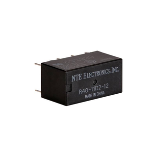 NTE R40-11D2-12 2A 12VDC DPDT Security Relay PCB