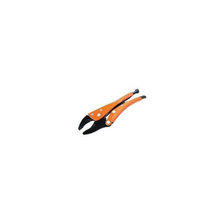 Grip-On 11105 5-Inch Curved Jaw Locking Pliers in Orange Epoxy