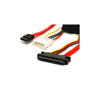 Bytecc SATA-SP118 18" Sata and Sata Power 7+15pin Cable, for Sata HDD, Sata OD