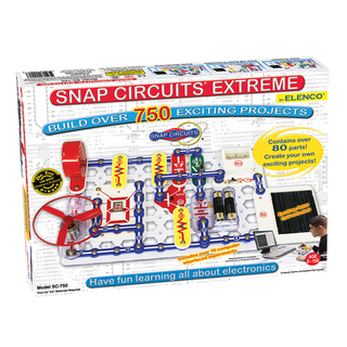 Elenco SC-750 Snap Circuits Extreme 750 Experiments Electronics Kit