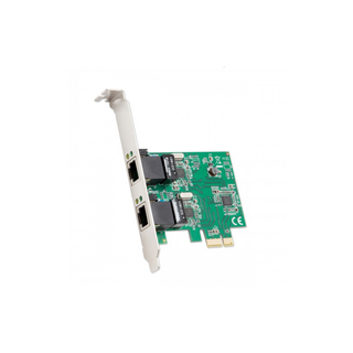 Syba SD-PEX24041 2 Port Gigabit Ethernet PCI-e x1 Network Card