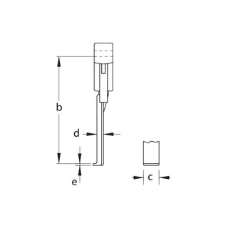 Gedore 2015757 Pulling leg with quick-release clamp 200 mm