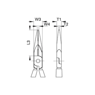 Gedore 6721570 VDE Telephone pliers with VDE dipped insulation